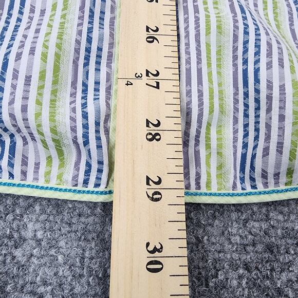 Ted Lapidus Shirt Mens Medium Slim Fit Striped Long Sleeve Casual Button Down - Picture 7 of 16